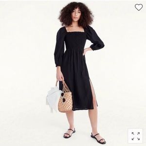 J Crew Linen daydream dress Size L